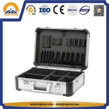 Plata caja de almacenamiento de información de herramienta de aluminio para herramientas de mano / equipo Ht-1050